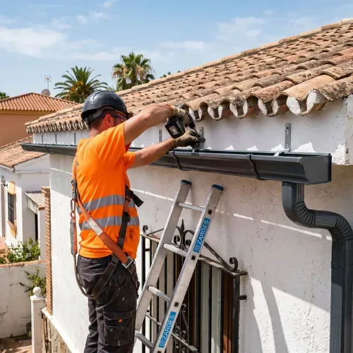 instalación de canalones en Alicante
